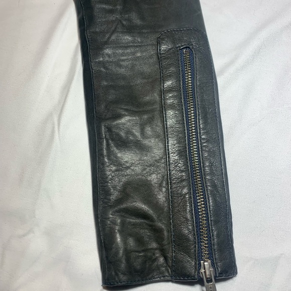 COPY - Stunning Mackage Lamb Leather Moto Biker Jacket - Picture 7 of 16